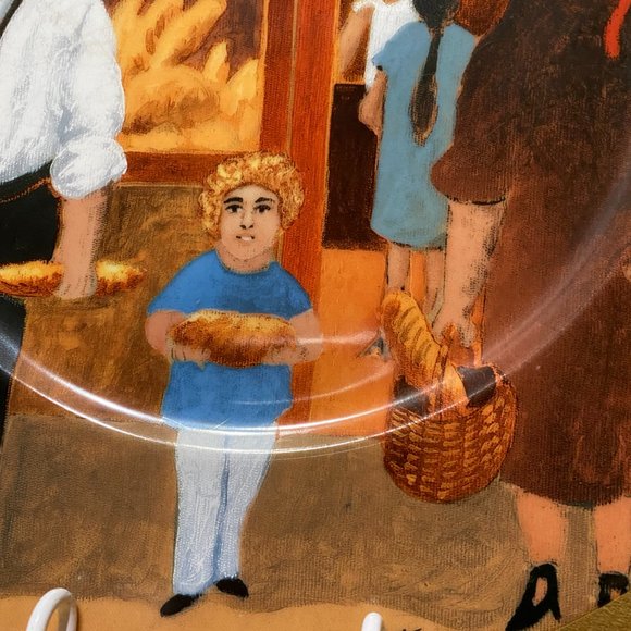 Tuscan Storefronts "PANETTERIA" Guy Buffet Dinner Plate Replacement - Picture 6 of 7